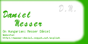 daniel messer business card